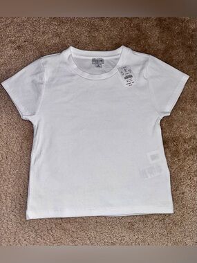 J. Crew White Short-Sleeve Crewneck Tee NWT